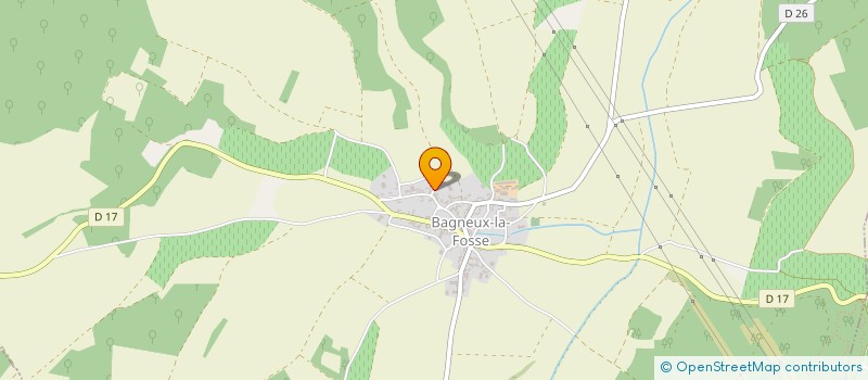 localisation de l'entreprise EARL PHILIPPE HEISSEL à BAGNEUX-LA-FOSSE