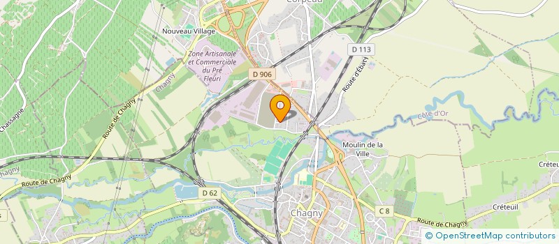 localisation de l'entreprise EARL PHILIPPE MILAN ET FILS  CHASSEY-LE-CAMP