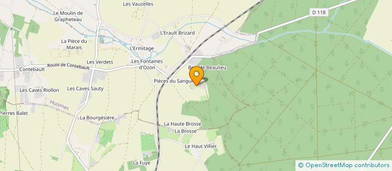 localisation de l'entreprise EARL PHILIPPE RICHARD  HUISMES