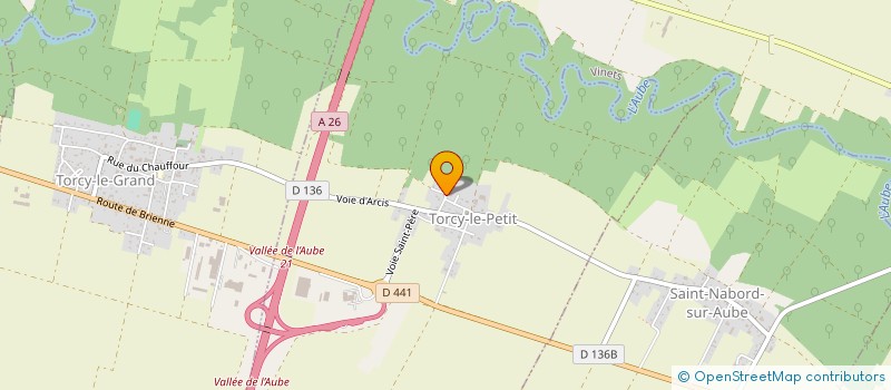 localisation de l'entreprise EARL PIAULT  TORCY-LE-PETIT