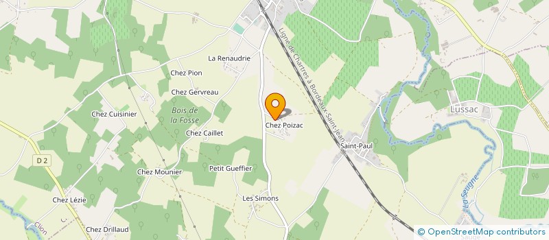 localisation de l'entreprise EARL PICHET LAURENT à CLION