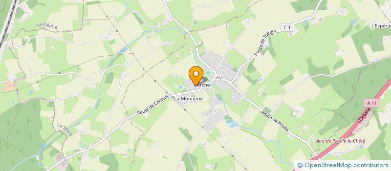 localisation de l'entreprise EARL PICHON à BRAINS SUR GEE