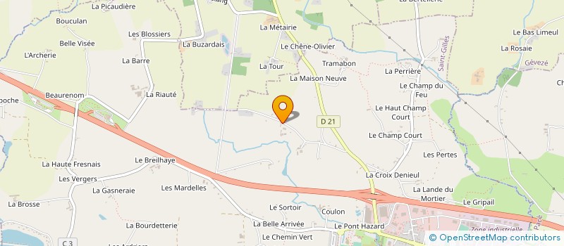 localisation de l'entreprise EARL PICHOU à SAINT-GILLES