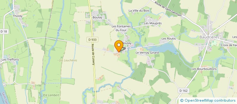 localisation de l'entreprise EARL PICOCHE à BAUDRIERES