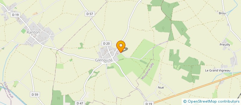 localisation de l'entreprise EARL PIE  GLENOUZE