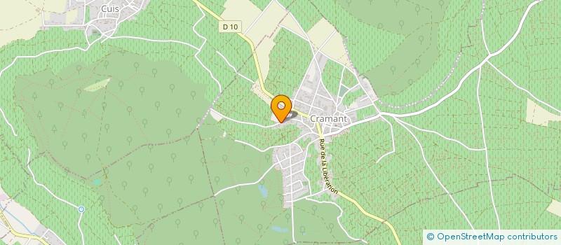 localisation de l'entreprise EARL PIERRARD FREZIER  CRAMANT