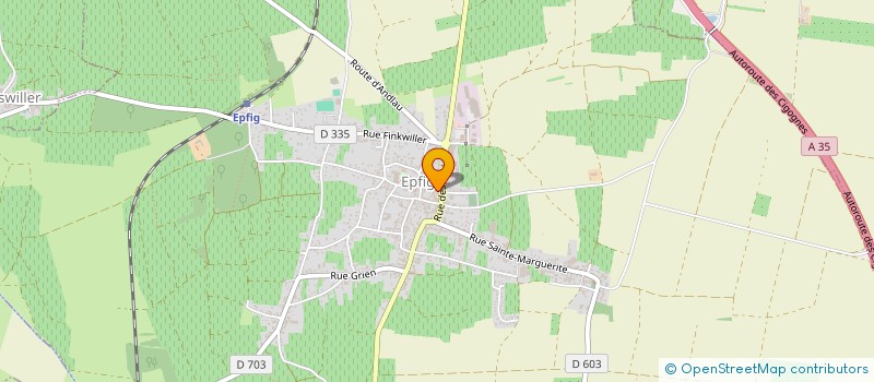 localisation de l'entreprise EARL PIERRE BADER  EPFIG