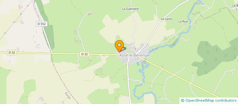 localisation de l'entreprise EARL PIERRE &CO  ASSE-LE-BERENGER