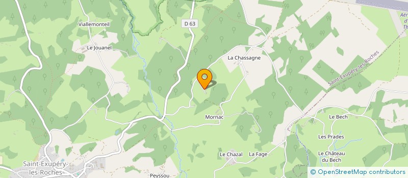 localisation de l'entreprise EARL PIERRE MONJANEL  SAINT-EXUPERY-LES-ROCHES