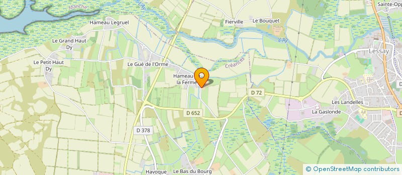 localisation de l'entreprise EARL PIERRIC NEEL  CREANCES