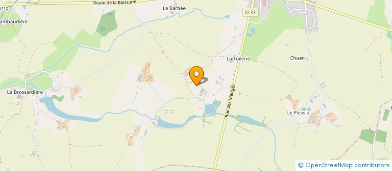localisation de l'entreprise EARL PIFTEAU MIKAEL à LES LANDES-GENUSSON