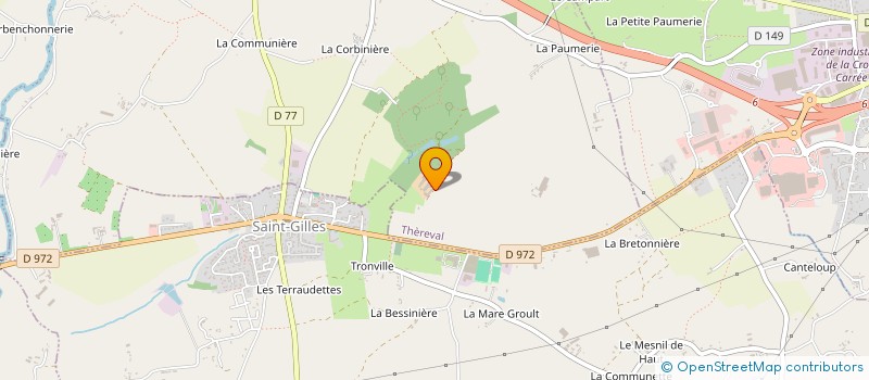 localisation de l'entreprise EARL PIGNOLET à THEREVAL