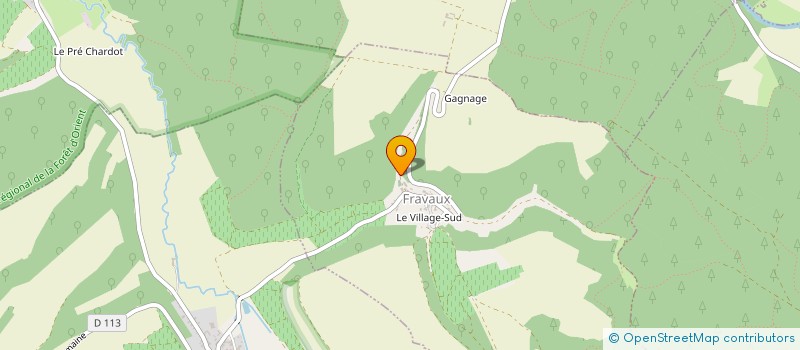 localisation de l'entreprise EARL PILLOT  FRAVAUX