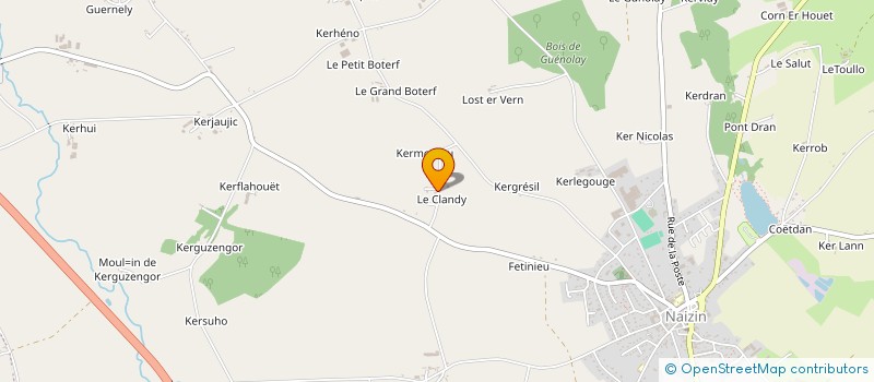 localisation de l'entreprise EARL PIMORC'H à PLUMELIN