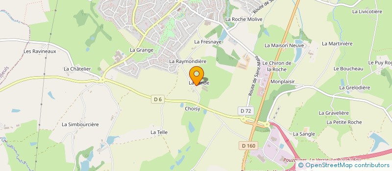 localisation de l'entreprise EARL PINEAU JBL à CHANVERRIE