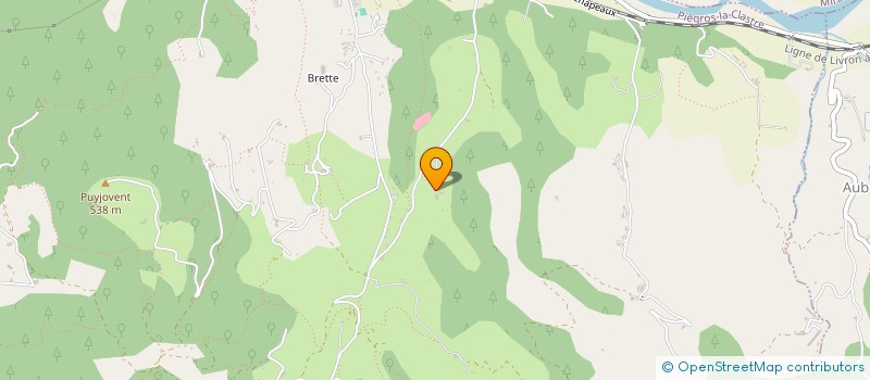 localisation de l'entreprise EARL PINET  PIEGROS-LA-CLASTRE