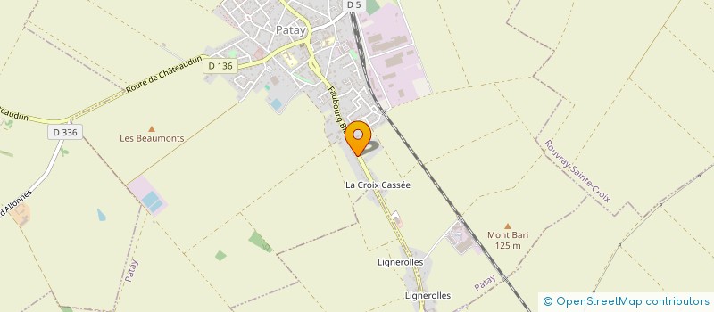localisation de l'entreprise EARL PINET-BLAVETIN  PATAY