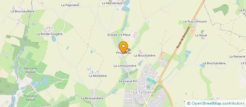 localisation de l'entreprise EARL PINOCHEAU à TERVAL