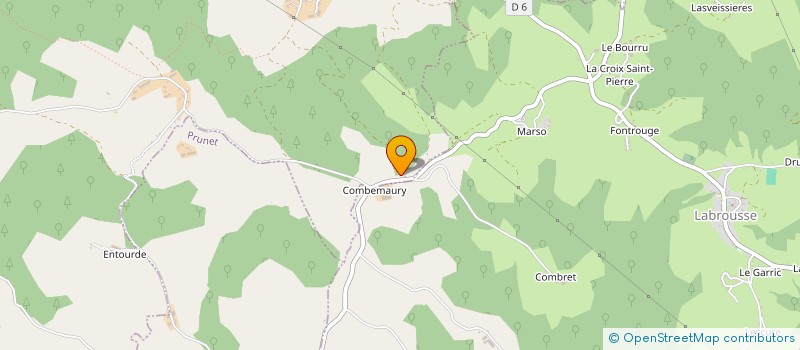 localisation de l'entreprise EARL PINQUIE à LABROUSSE
