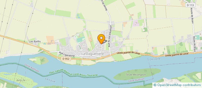 localisation de l'entreprise EARL PIQUELIN à LOIRE-AUTHION