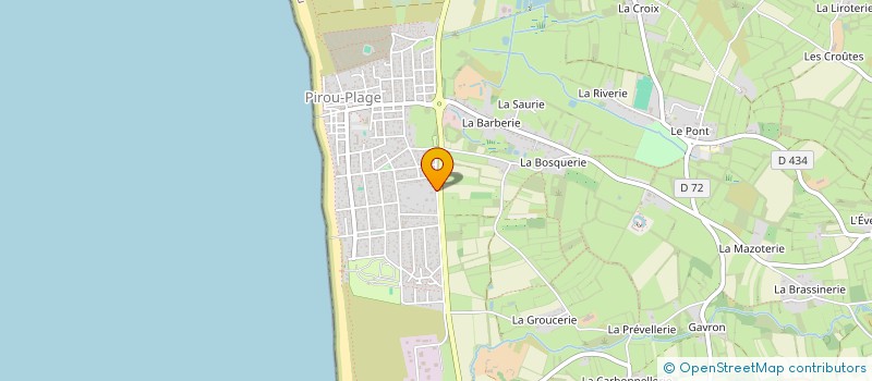localisation de l'entreprise EARL PIROU MAREE  PIROU