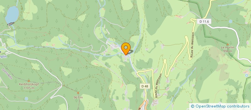 localisation de l'entreprise EARL PISCICULTURE HANS PERRIN  SOULTZEREN