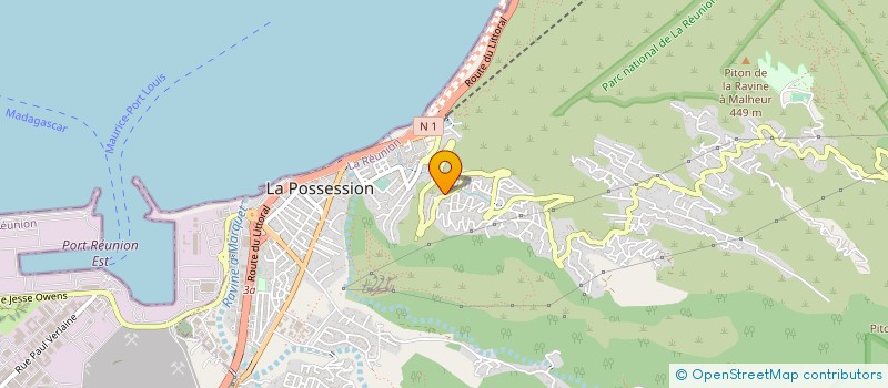 localisation de l'entreprise EARL PITON ZORANGES à LA POSSESSION