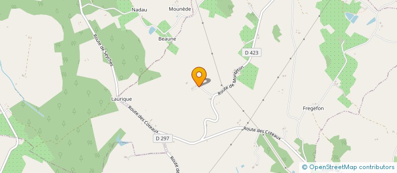 localisation de l'entreprise EARL PIZZINATO MAGNAC à MONTETON