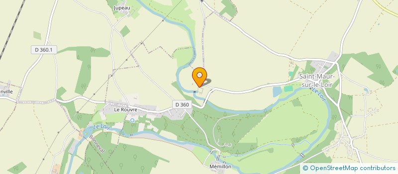 localisation de l'entreprise EARL PLAINE DE MEUVES à ST MAUR SUR LE LOIR
