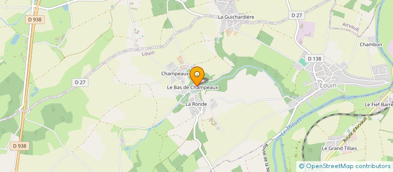 localisation de l'entreprise EARL PLAINE DES SAANENS  AIRVAULT