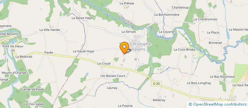 localisation de l'entreprise EARL PLANCHET à GOSNE