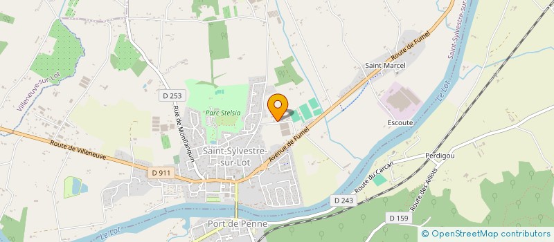 localisation de l'entreprise EARL PLANVERT à SAINT-SYLVESTRE-SUR-LOT