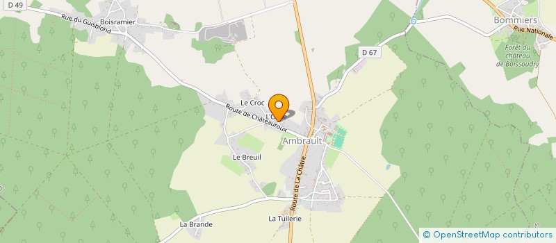 localisation de l'entreprise EARL PLISSON à PRUNIERS