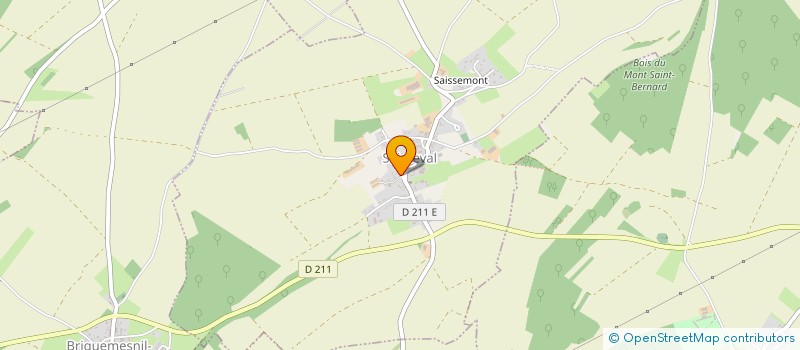 localisation de l'entreprise EARL PLUQUET  SAISSEVAL