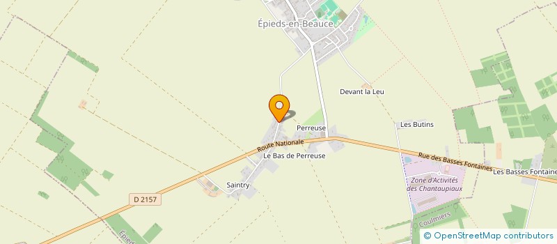 localisation de l'entreprise EARL POINTEREAU à EPIEDS-EN-BEAUCE