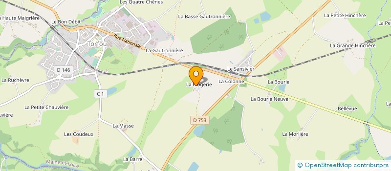 localisation de l'entreprise EARL POIRIER  SEVREMOINE