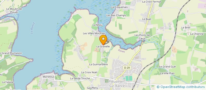 localisation de l'entreprise EARL POMMERET à PLEUDIHEN-SUR-RANCE