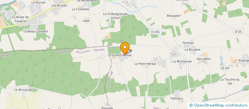 localisation de l'entreprise EARL POMMES AVALOU  SIXT-SUR-AFF