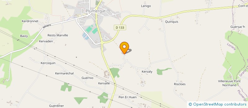 localisation de l'entreprise EARL PONTARFF à PLUMERGAT