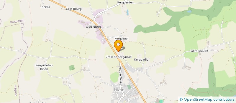 localisation de l'entreprise EARL POSTEC à PONT AVEN