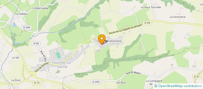 localisation de l'entreprise EARL POTEY à TOURVILLE-SUR-SIENNE