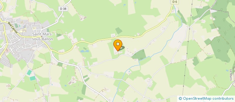 localisation de l'entreprise EARL POTTIER  BALLON-SAINT MARS