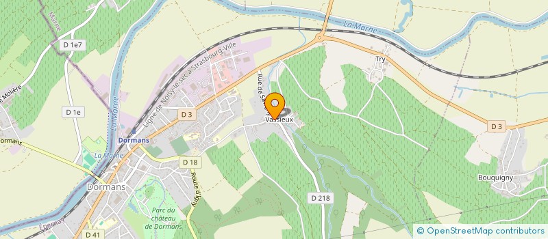 localisation de l'entreprise EARL POTTIN DANIEL ET FILS  DORMANS