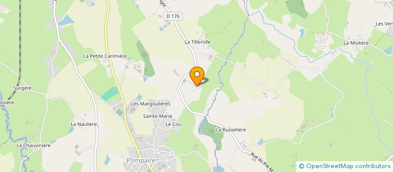 localisation de l'entreprise EARL POUBLANC à POMPAIRE
