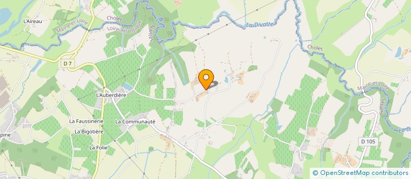 localisation de l'entreprise EARL POUDRI  DIVATTE-SUR-LOIRE