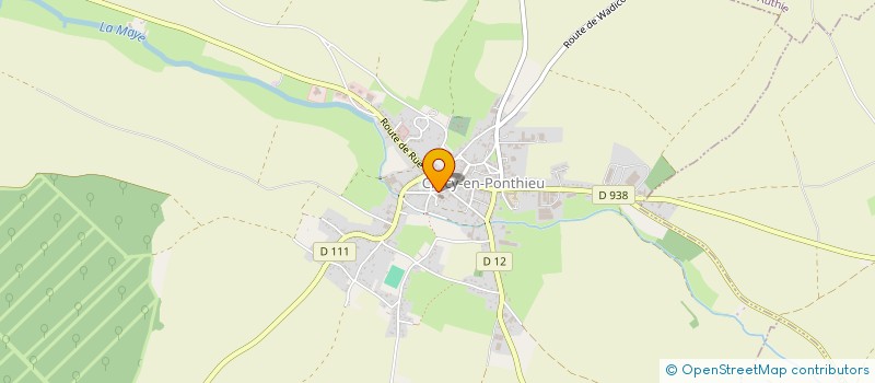 localisation de l'entreprise EARL POUILLY-THIEBAULT ALAIN  PONCHES-ESTRUVAL