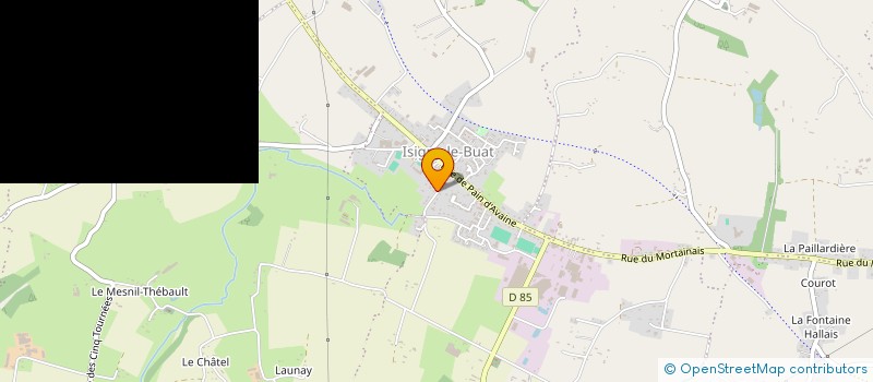 localisation de l'entreprise EARL POULAIN à ISIGNY-LE-BUAT