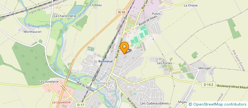 localisation de l'entreprise EARL POULAIN OUDEYER à LE GAULT-SAINT-DENIS