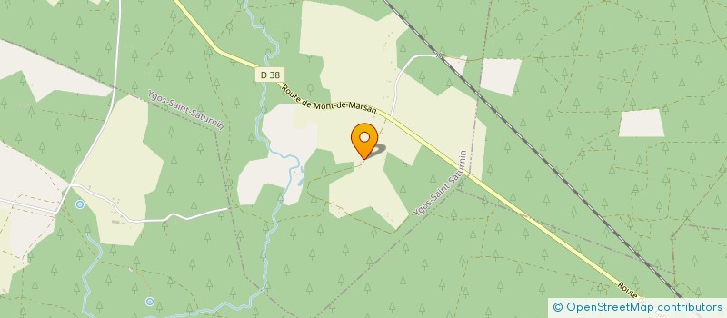 localisation de l'entreprise EARL POULIT  YGOS-SAINT-SATURNIN