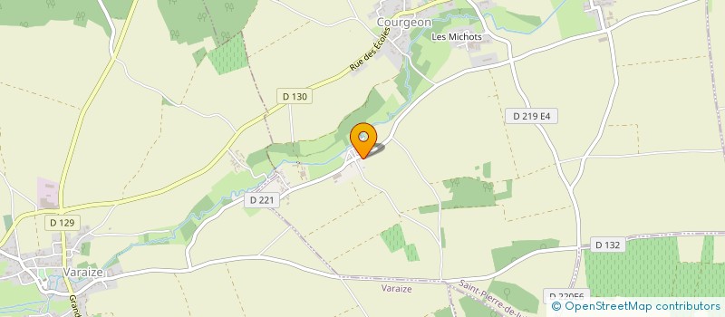 localisation de l'entreprise EARL POUPARD  SAINT-PIERRE-DE-JUILLERS